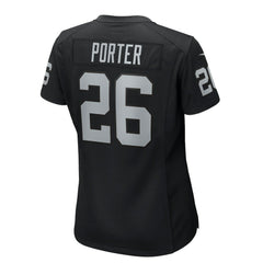 Nike Darien Porter Las Vegas Raiders Women's Team Game Jersey Black