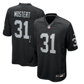 Nike Raheem Mostert Las Vegas Raiders Team Game Jersey Black