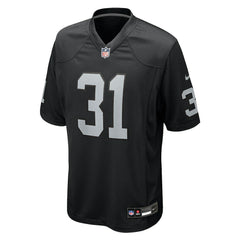 Nike Raheem Mostert Las Vegas Raiders Team Game Jersey Black
