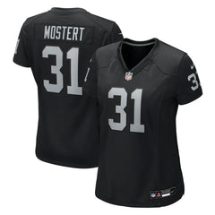 Nike Raheem Mostert Las Vegas Raiders Women's Team Game Jersey Black