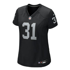 Nike Raheem Mostert Las Vegas Raiders Women's Team Game Jersey Black