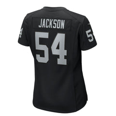 Nike Brennan Jackson Las Vegas Raiders Women's Team Game Jersey Black
