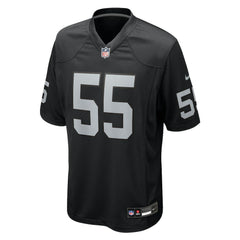 Nike Cody Lindenberg Las Vegas Raiders Team Game Jersey Black