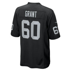 Nike Charles Grant Las Vegas Raiders Team Game Jersey Black