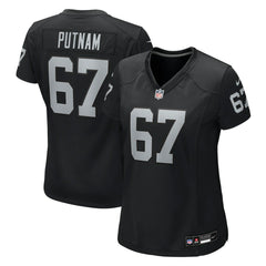 Nike Will Putnam Las Vegas Raiders Women's Team Game Jersey Black