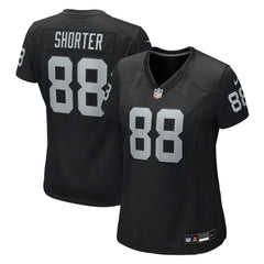 Nike Justin Shorter Las Vegas Raiders Women's Team Game Jersey Black