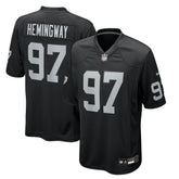 Nike Tonka Hemingway Las Vegas Raiders Team Game Jersey Black