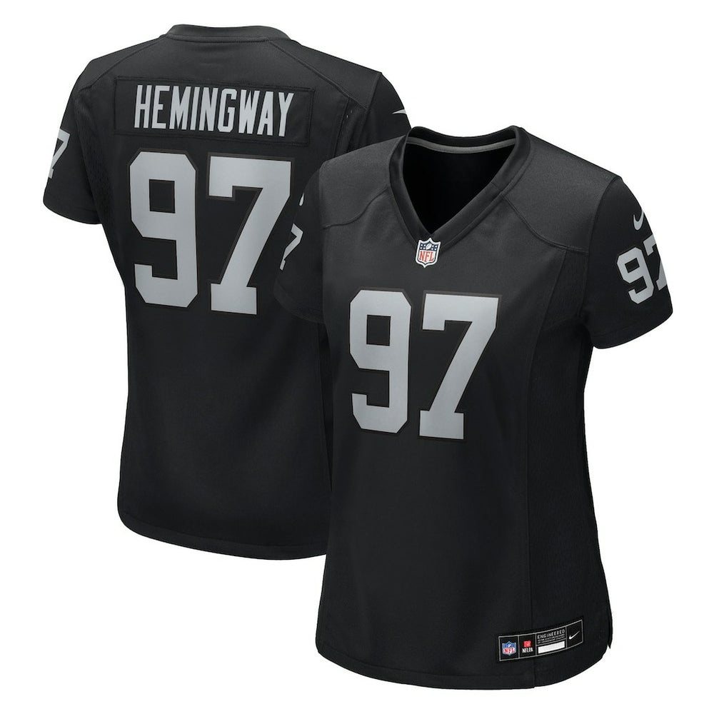 Nike Tonka Hemingway Las Vegas Raiders Women's Team Game Jersey Black