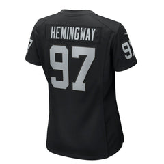 Nike Tonka Hemingway Las Vegas Raiders Women's Team Game Jersey Black