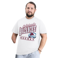 Colorado Avalanche G-III Sports by Carl Banks Adaptive Headliner T-Shirt - White - NHL 203480341