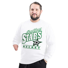 Dallas Stars G-III Sports by Carl Banks Adaptive Headliner Fleece Sweatshirt - White - NHL 203480348