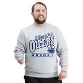 Edmonton Oilers G-III Sports by Carl Banks Adaptive Headliner Fleece Sweatshirt - Gray - NHL 203480351