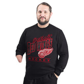 Detroit Red Wings G-III Sports by Carl Banks Adaptive Headliner Fleece Sweatshirt - Black - NHL 203480360