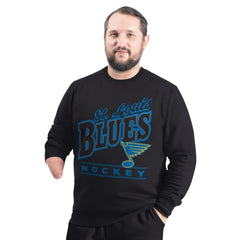 St. Louis Blues G-III Sports by Carl Banks Adaptive Headliner Fleece Sweatshirt - Black - NHL 203480368
