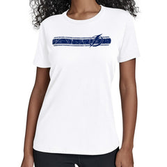 Tampa Bay Lightning Starter Women's Team Stripe T-Shirt - White - NHL 203480858