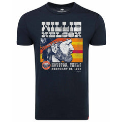 Houston Astros x Willie Nelson Sportiqe Unisex Comfy Tri-Blend T-Shirt - Navy - MLB on Sale