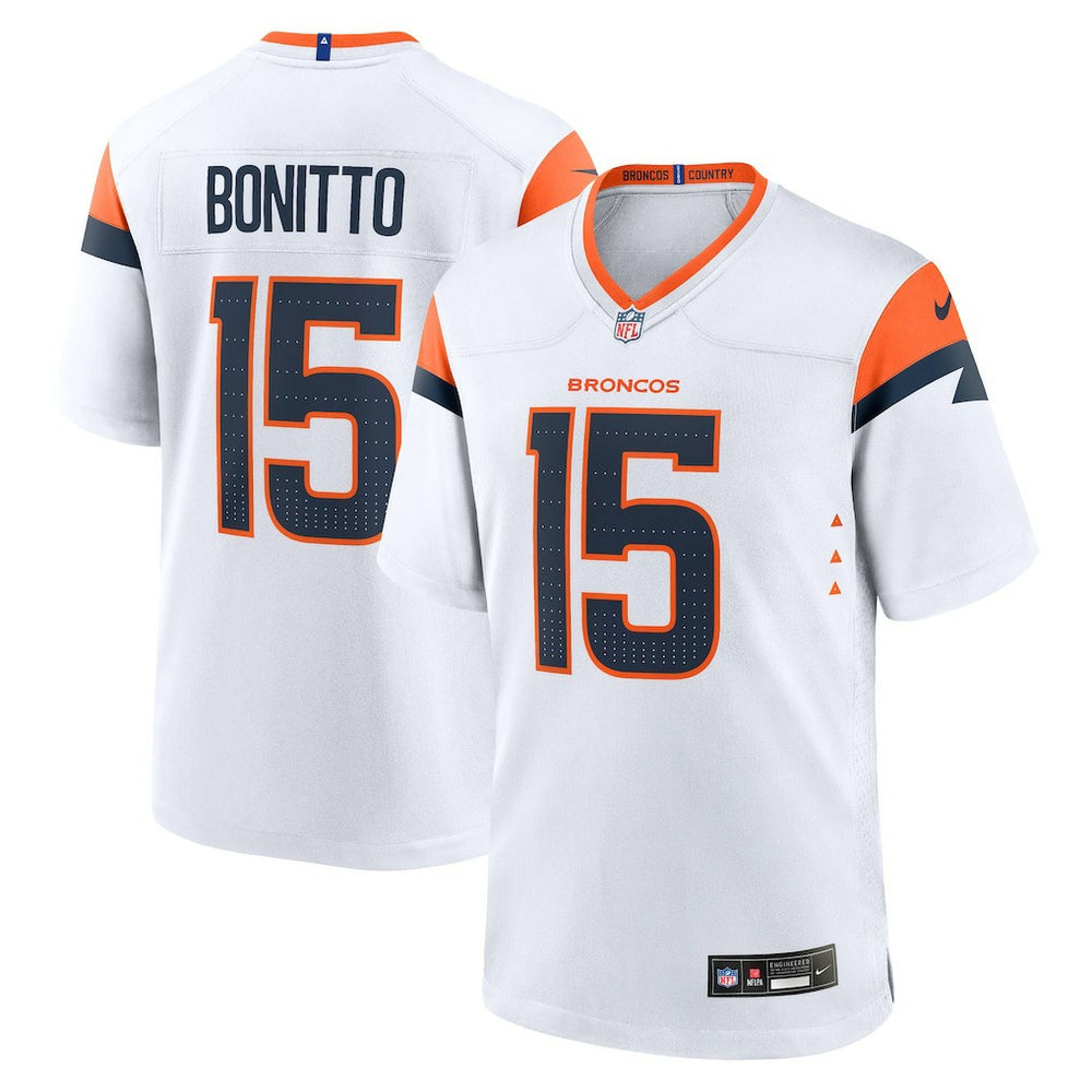 Nike Nik Bonitto Denver Broncos Game Jersey White