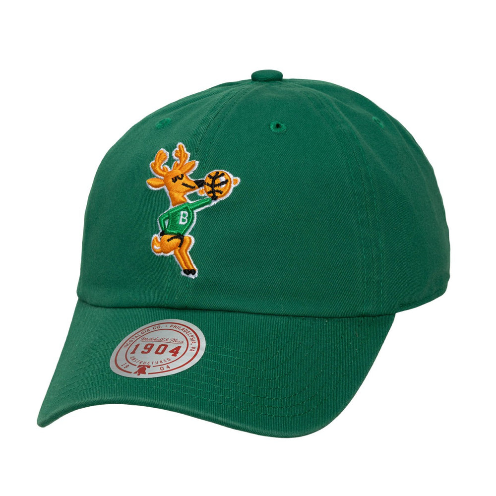 Milwaukee Bucks Hardwood Classics 1904 Adjustable Hat Hunter Green | Mitchell & Ness for sale