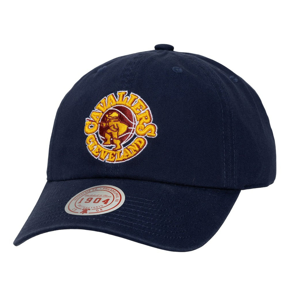 Cleveland Cavaliers Hardwood Classics 1904 Adjustable Hat for sale Navy | Mitchell & Ness US