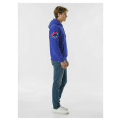 Chicago Cubs Champion Reverse Weave Chenille Hoodie - Royal - MLB Sale
