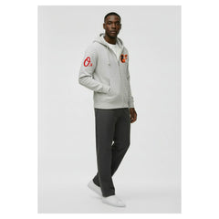 Baltimore Orioles Champion Reverse Weave Chenille Full-Zip Hoodie - Gray - MLB Lifestyle