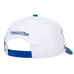 Kansas City Royals Mitchell & Ness Unisex XL Script Pro Crown Snapback Hat - White/Royal - Mitchell & Ness Sale