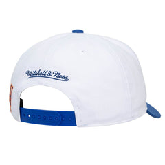 New York Mets Mitchell & Ness Unisex XL Script Pro Crown Snapback Hat - White/Royal - Mitchell & Ness Online