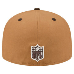 Buffalo Bills New Era Two-Tone Walnut 59FIFTY Fitted Hat Light Brown/Dark Brown