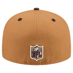 Jacksonville Jaguars New Era Two-Tone Walnut 59FIFTY Fitted Hat Light Brown/Dark Brown