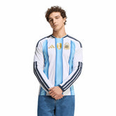 Argentina National Team FIFA x World Cup 2026 Home Replica Long Sleeve Jersey White - Adidas Discount