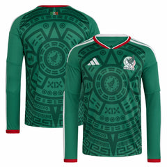 Mexico National Team FIFA x World Cup 2026 Home Replica Long Sleeve Jersey Green - Adidas outlet