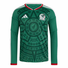 Mexico National Team FIFA x World Cup 2026 Home Replica Long Sleeve Jersey Green - Adidas outlet