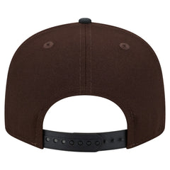 New England Patriots Adult Burnt Wood Camo 9FIFTY Snapback Hat Dark Brown