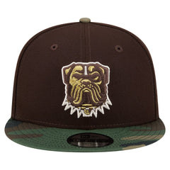 Cleveland Browns Adult Burnt Wood Camo 9FIFTY Snapback Hat Dark Brown