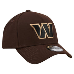 Washington Commanders New Era Burnt Wood A-Frame 9FORTY Adjustable Hat Dark Brown