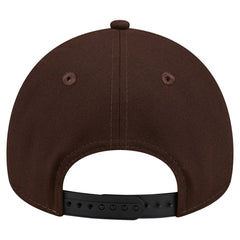 Buffalo Bills New Era Burnt Wood A-Frame 9FORTY Adjustable Hat Dark Brown