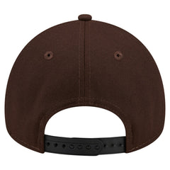 Miami Dolphins New Era Burnt Wood A-Frame 9FORTY Adjustable Hat Dark Brown