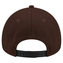 Tampa Bay Buccaneers New Era Burnt Wood A-Frame 9FORTY Adjustable Hat Dark Brown