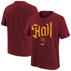 Nike Washington Commanders Youth Hail T-Shirt Burgundy