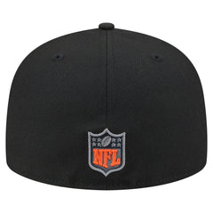 Chicago Bears New Era Color Pop 59FIFTY Fitted Hat Black