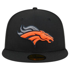 Denver Broncos New Era Color Pop 59FIFTY Fitted Hat Black