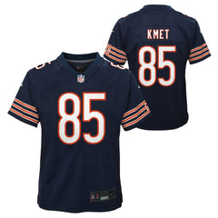 Nike Cole Kmet Chicago Bears Youth Team Game Jersey Navy