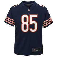 Nike Cole Kmet Chicago Bears Youth Team Game Jersey Navy
