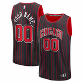 Chicago Bulls Youth Fastbreak Custom Jersey for sale Statement Editi- Black | Fanatics Lifestyle