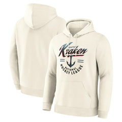 Seattle Kraken Fanatics Legacy Hoodie - Cream - NHL 203497452