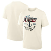 Seattle Kraken Fanatics Male Legacy T-Shirt - Cream - NHL 203497453