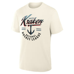 Seattle Kraken Fanatics Male Legacy T-Shirt - Cream - NHL 203497453