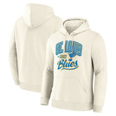 St. Louis Blues Fanatics Legacy Hoodie - Cream - NHL 203497454