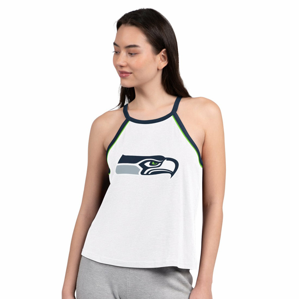 Seattle Seahawks G-III 4Her by Carl Banks Women's Redemption Win Slub Tank Top White