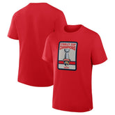 Florida Panthers 2025 Stanley Cup Champions Banner Raising T-Shirt - Red - NHL 203499281